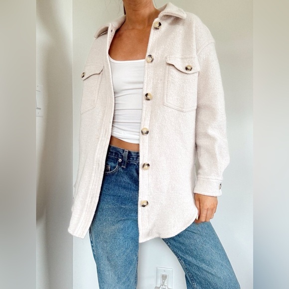 Wilfred Ganna Shirt Jacket Beige - S - Picture 2 of 4